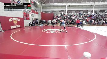 157 lbs Consi Of 16 #1 - Garrett Greer, North Cobb Christian vs William Orr, The Westminster School