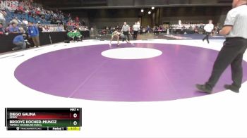 6A-144 lbs Quarterfinal - Brodye Kocher-Munoz, Topeka-Washburn Rural vs Diego Gauna, Derby