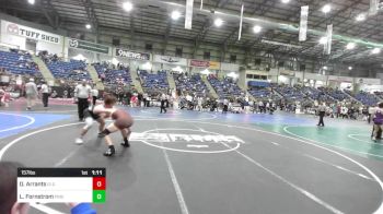 157 lbs Round Of 16 - Dane Arrants, GI Grapplers vs Landon Fornstrom, Pinedale Pummelers WC