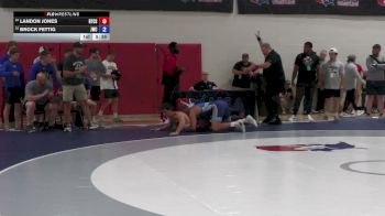 86 kg Quarters - Landon Jones, Regional Training Center South vs Brock Fettig, Jackrabbit Wrestling Club