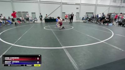 106 lbs 4th Wrestleback (16 Team) - Jose Cordero, Tennessee vs Brody Jensen, Nebraska