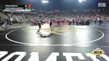 B5A-132 lbs Semifinal - Bryson Burton, Duncan vs Talon Tahdooahnippah, Elgin