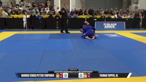 Thomas Tupper, Jr. vs Markku Veikko Petteri Turpeinen 2025 World Master IBJJF Jiu-Jitsu Championship