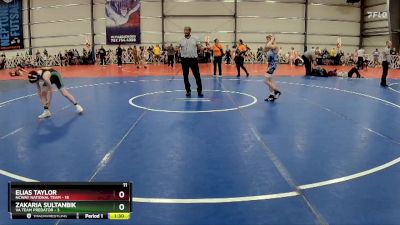 92 lbs Rd# 7- 10:45am Saturday Final Pool - Zakaria Sultanbik, VA Team Predator vs Elias Taylor, NCWAY National Team