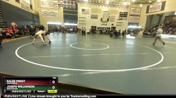 132 lbs Cons. Round 1 - Kaleb Priest, Southridge vs Joseph Williamson, Burlington