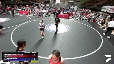 125 lbs Placement Matches (16 Team) - Jocelynn Mendoza, SCVWA-GR vs Gabryella Austin, SJWA-GR