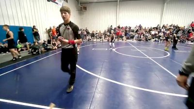 58 lbs Rr Rnd 3 - Caden Miller, Fort Gibson Youth Wrestling vs Trinity Jaramillo, Hilldale Youth Wrestling Club