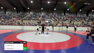 73 lbs Quarterfinal - Vinny Laporta, Five Star Savannah Wrestling vs Chase Downing, The Storm Wrestling Center