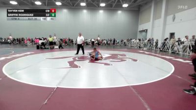 75 lbs Rr Rnd 2 - Tayven Kem, CTWHALE Narwhal - EL vs Griffin Rodriguez, ELITE NJ BLUE - EL