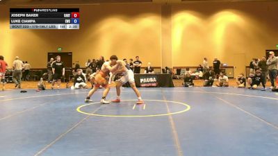 179-196.7 lbs Champ. Round 3 - Joseph Baker, Castleton RTC vs Luke Ciampa, Eclipse Wrestling Club