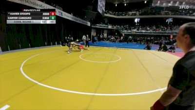 6A 150 lbs Cons. Round 1 - Xavier Stoops, Converse Judson vs Carter Canizaro, Klein Oak