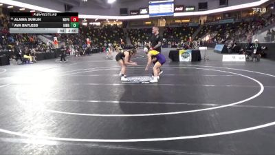 110 lbs Champ. Round 1 - Alaina Sunlin, Wisconsin Stevens Point vs Ava Bayless, Iowa