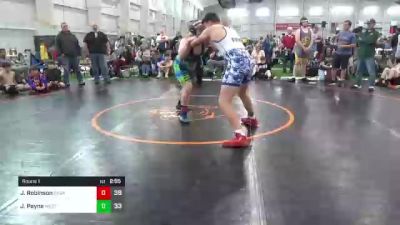 205 lbs Round 1 - John Robinson, Darkhorse vs James Payne, West Virginia Wild