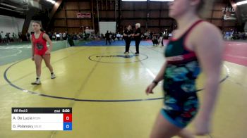 106 kg Rr Rnd 2 - Alessia De Lucia, Rednose Wrestling School vs Olivia Polansky, Doughgirl