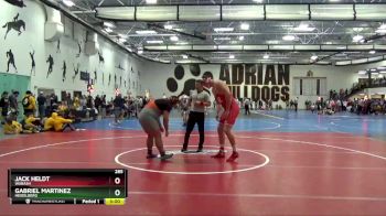 285 lbs Quarterfinal - Jack Heldt, Wabash vs Gabriel Martinez, Heidelberg