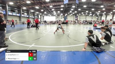 90 lbs Rr Rnd 2 - Javan Crawford, 84 Athletes vs Josiah Mazariego, Validus Wrestling Club