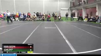 132 lbs Round 1 (4 Team) - Gavin Cotton, Montana Maroon vs Ethin Matt, Iowa White