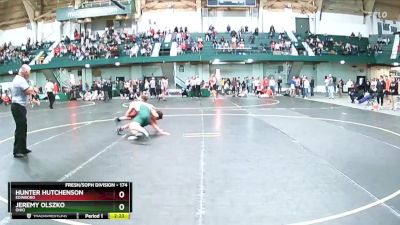 174 lbs Quarterfinal - Jeremy Olszko, Ohio vs Hunter Hutchenson, Edinboro