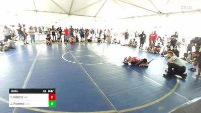 83 lbs Rr Rnd 3 - Tj Adams, Valiant Training vs Jayce Powers, Coachella Valley WC