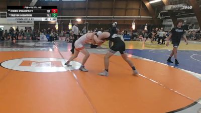 160 lbs Consi Of 8 #2 - Owen Polofsky, Top Flight Wrestling Academy vs Trevin Highton, Yale Street Wrestling Club