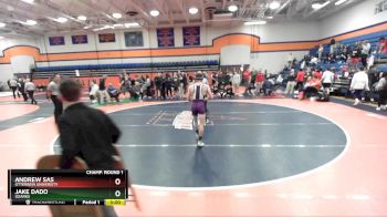 141 lbs Champ. Round 1 - Andrew Sas, Otterbein University vs Jake Dado, Ozarks
