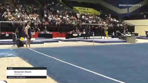 Benjamin Bloom - Floor, Washington - 2021 Men's Collegiate GymACT Championships