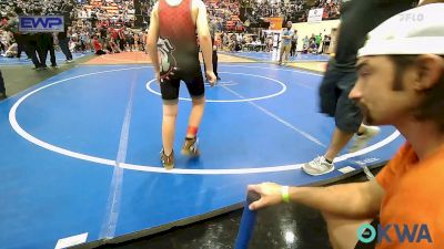 100 lbs Round Of 16 - Hunter Smith, Wagoner Takedown Club vs Maverick Stewart, Warner Eagles Youth Wrestling