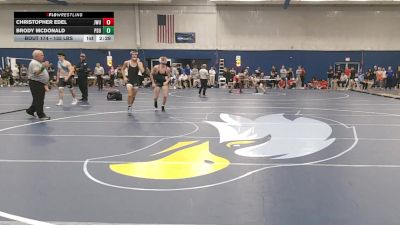 133 lbs Consi Of 16 #2 - Christopher Edel, Johnson & Wales vs Brody McDonald, Plymouth