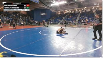 144 lbs Cons. Round 4 - Benjamin Aguilar, Mountain View vs Braylon Gonzalez, Xavier