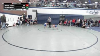53 lbs Quarterfinal - Macie Ensley, Homedale Wrestling Club vs Jesus Munoz, Thunder Ridge Outlaws Wrestling Club