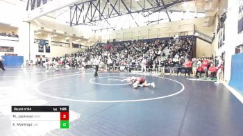 126 lbs Round Of 64 - Max Jackman, West Chester Henderson vs Elijah Marengo, Cincinnati LaSalle
