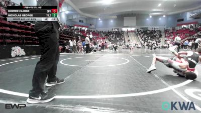 61 lbs Rr Rnd 5 - Hunter Clarke, Claremore Wrestling Club vs Nicholas George, Tulsa North Mabee Stampede