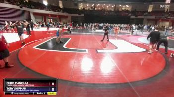 138 lbs Cons. Round 3 - Chris Mancilla, Yukon High School Wrestling vs Toby Shipman, Threestyle Wrestling Of Oklahoma