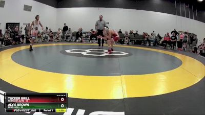112 lbs Round 3 (6 Team) - Alyis Brown, Rebellion vs Tucker Brill, Nebraska Elite