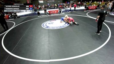 175 lbs Semis - Jayden Gonzalez, Shafter High School Wrestling vs Roberto Zepeda, Daniel Cormier Wrestling Club