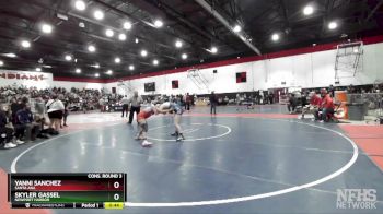 Cons. Round 3 - Skyler Gassel, Newport Harbor vs Yanni Sanchez, Santa Ana