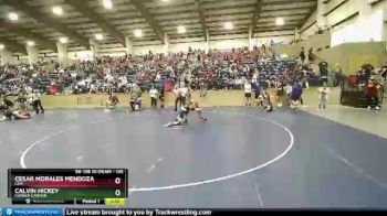 135 lbs Cons. Round 4 - Cesar Morales Mendoza, Lehi vs Calvin Hickey, Corner Canyon