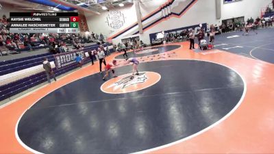 110 lbs Champ. Round 1 - Kaysie Welchel, Mackinaw (Deer Creek-M.) vs Annalee Haschemeyer, Canton