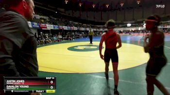 120 lbs Quarters & Wb (16 Team) - Justin Jones, Orange County vs Davalon Young, Westfield