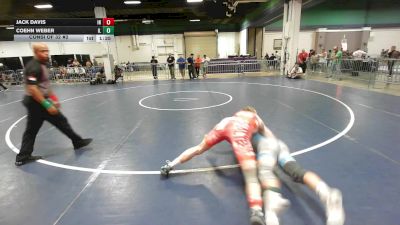 150 lbs Consi Of 32 #2 - Jack Davis, IN vs Coehn Weber, IL