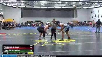 285 lbs Champ. Round 2 - Christopher Krum, Albion vs Prudhomme Chabi, Macomb CC