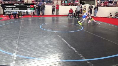 90_B lbs Round Of 16 - Jimmy Long, Seneca Valley vs Louden Radtke, Edinboro