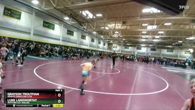 60 lbs Cons. Round 4 - Grayson Troutman, Heights Wrestling Club vs Luke Langworthy, Watford City Wolves