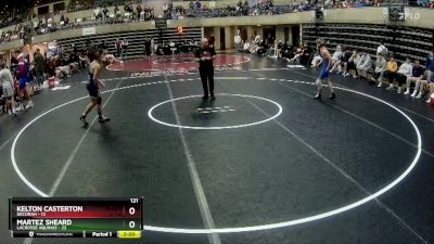 121 lbs Round 3 (4 Team) - Martez Sheard, LaCrosse Aquinas vs Kelton Casterton, Decorah