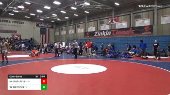 220 lbs Consolation - Andrew Archuleta, Servite vs Gabriel Carranza, Victor Valley