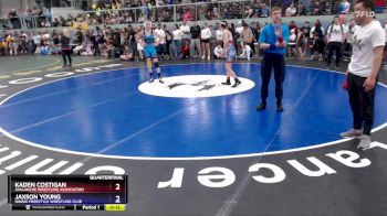 126 lbs Quarterfinal - Jaxson Young, Nikiski Freestyle Wrestling Club vs Kaden Costigan, Avalanche Wrestling Association