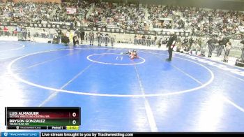 43 lbs Semifinal - Luis Almaguer, Victory Wrestling-Central WA vs Bryson Gonzalez, Young Suns WC