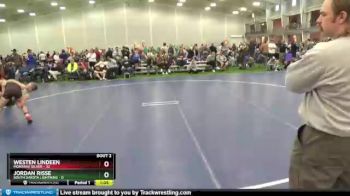 105 lbs Round 1 (6 Team) - Jordan Risse, South Dakota Lightning vs Westen Lindeen, Montana Silver