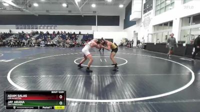 150 lbs Semifinal - Jay Arana, San Fernando vs Adam Salas, Los Alamitos