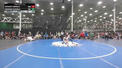122 lbs Rr Rnd 1 - Zackary Swingle, Misdirection - HSC vs Brennen Veverka, Revival X - HSC